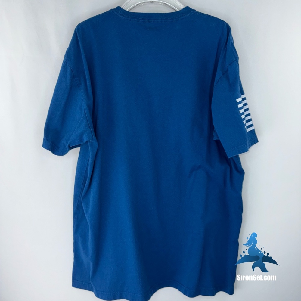 1122 Limited Edition Grunt Style Uncle Sam's Beach Resorts T-Shirt - XL - Blue - Picture 5 of 7